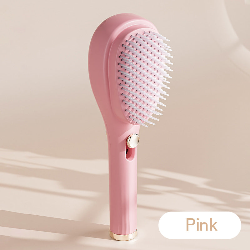 Scalp  Massage Comb with Retractable Bristle