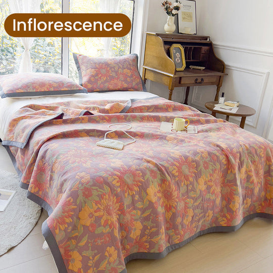 Višenamjenski dvostrani i tiskani pamučni pokrivač za ručnike