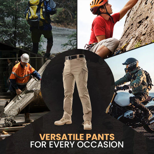 👖 60 % DE RÉDUCTION SUR LES NOUVEAUX ARTICLES EN SOLDE 2025 ! ✨ Pantalon tactique polyvalent - Tissu résistant à l'eau avec 8 poches pour les aventures en plein air et en ville 🏔️🔧