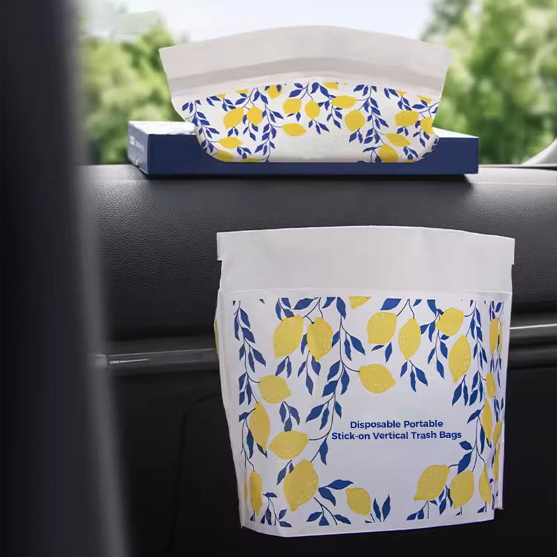 Disposable Portable Stick-on Vertical Trash Bags