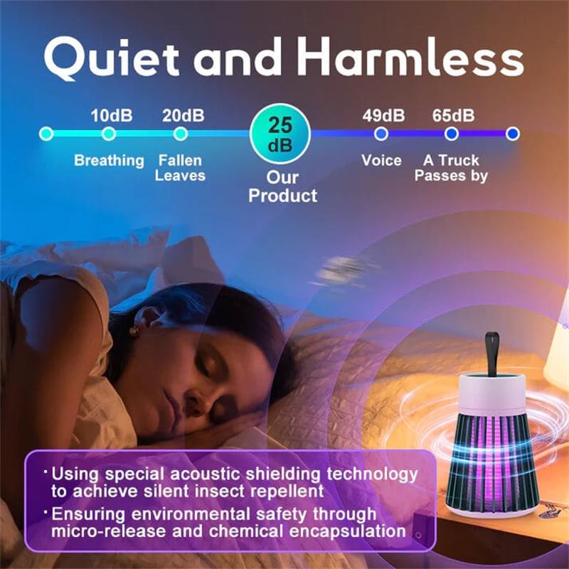 ✨USB/Újratölthető szúnyog- és légycsapó lámpa 3