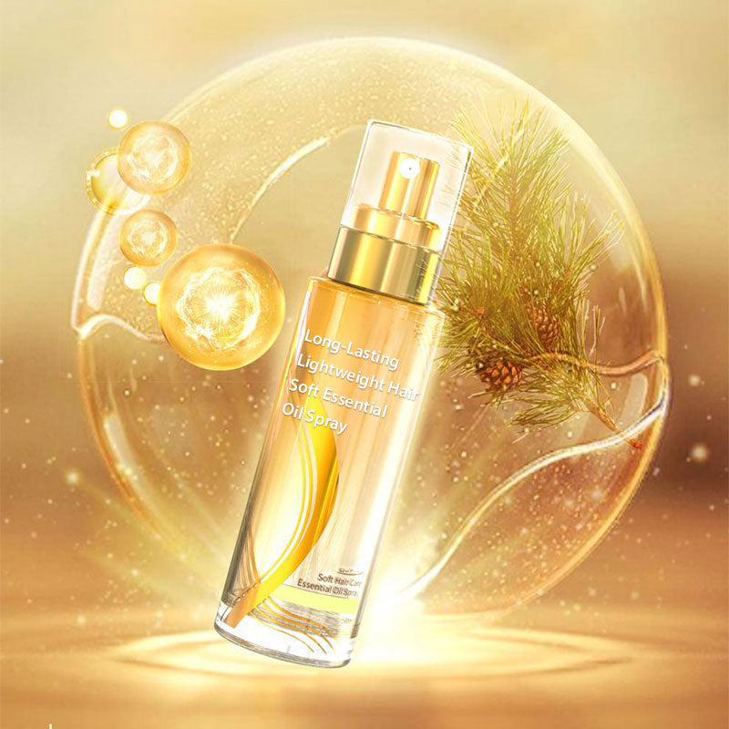 Långvarig lätt hårmjuk eterisk oljespray