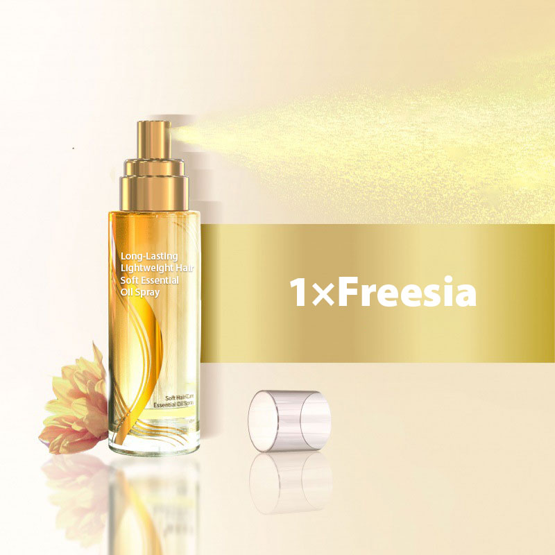 Långvarig lätt hårmjuk eterisk oljespray