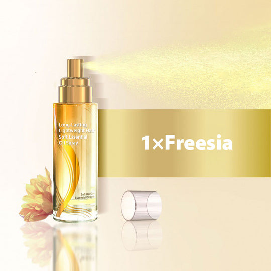 Långvarig lätt hårmjuk eterisk oljespray