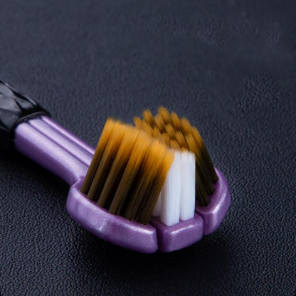 🦷Three headed multi angle cleaning toothbrush【Four-piece gift box】