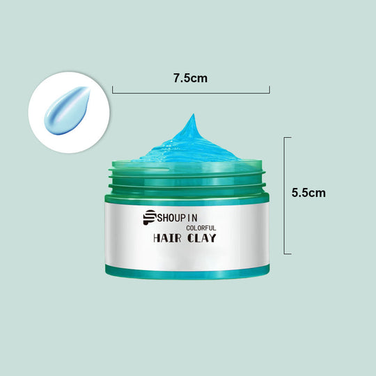 11 cores🌈- Cera de tintura de cabelo descartável instantânea