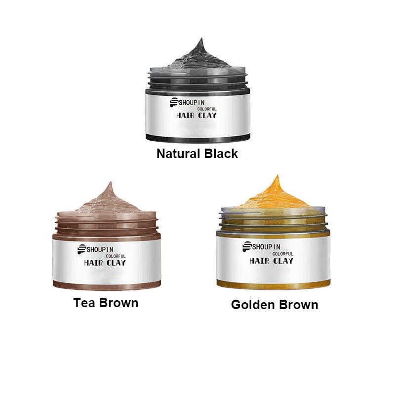 11 cores🌈- Cera de tintura de cabelo descartável instantânea