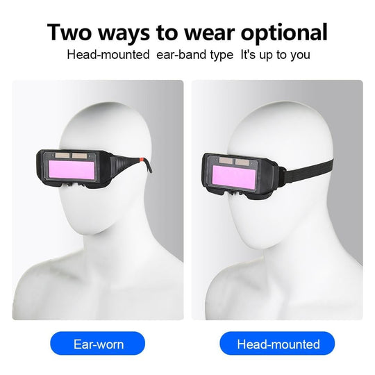 🛡️ LIMITED-TIME 50% OFF! 💥 Auto Dimming Welding Glasses – Solar Powered, UV/IR Protection, Adjustable Frame ✨