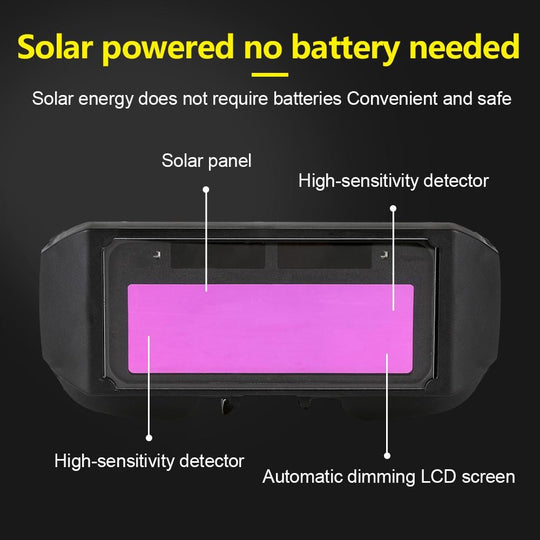 🛡️ LIMITED-TIME 50% OFF! 💥 Auto Dimming Welding Glasses – Solar Powered, UV/IR Protection, Adjustable Frame ✨