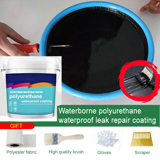 🌿 50% OFF NOW! ✨ Polyurethane Waterproof Coating - Eco-Friendly Leak Repair Solution for Roofs & Walls with Long-Lasting Protection 🛡️🏠