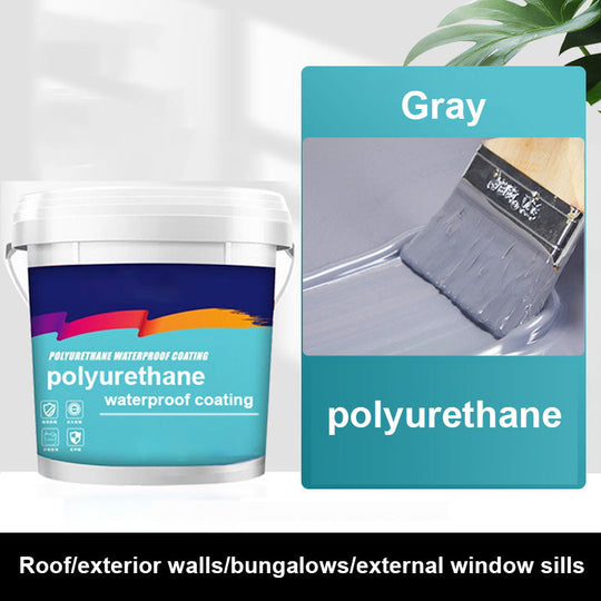 🌿 50% OFF NOW! ✨ Polyurethane Waterproof Coating - Eco-Friendly Leak Repair Solution for Roofs & Walls with Long-Lasting Protection 🛡️🏠