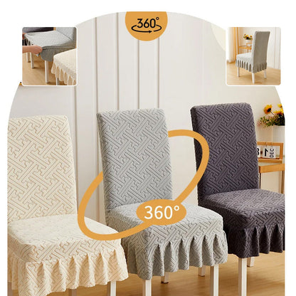 💥Christmas Sale 50% OFF🪑Dining Chair Slipcover Set of 2 ✨Instant holiday upgrade! Refresh your dining space🎄
