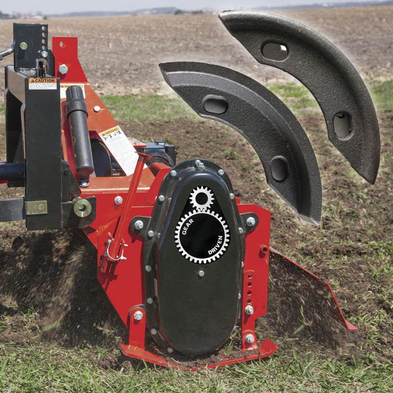 Verdickter Verschleißschild für den rotierenden Kultivierer -Lagersitz