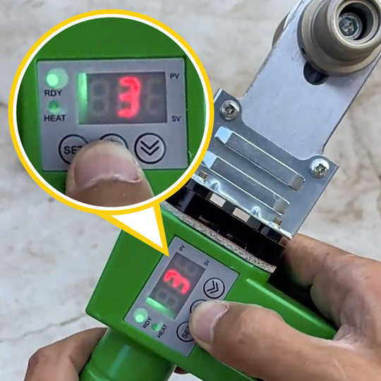 Mini digitálna tavná lepiaca pištoľ 🔥 | 340 °C | Dizajn odolný voči obareniu