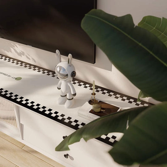 Vattentät oljeproof tvättbar tv -skåp bordsmatta