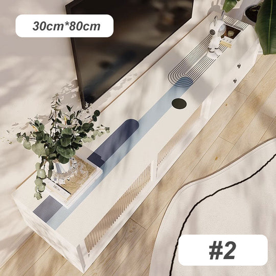 Vattentät oljeproof tvättbar tv -skåp bordsmatta
