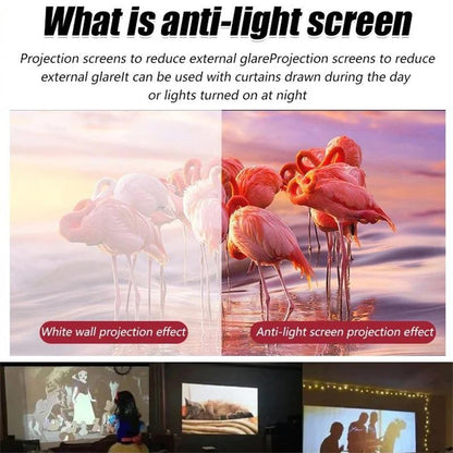 📺49% OFF NOW!✨High Definition Projection Screen - 120-inch Diagonal with Matte White Surface for Crystal Clear Home Cinema Experience🎬🌟