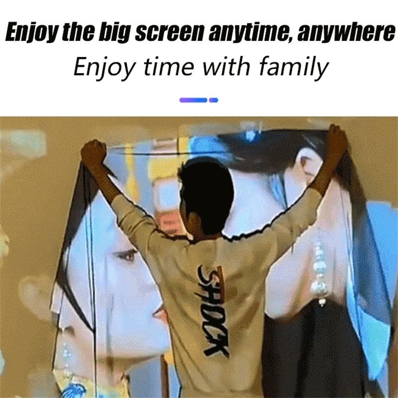 📺49% SOODUSTUST NÜÜD!✨Kõrglahutusega projektsiooniekraan - 120-tolline diagonaal mattvalge pinnaga kristallselge kodukinoelamuse saamiseks🎬🌟