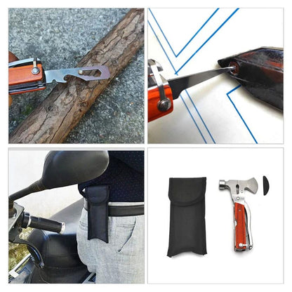 16-in-1 Portable Claw Hammer Multitool