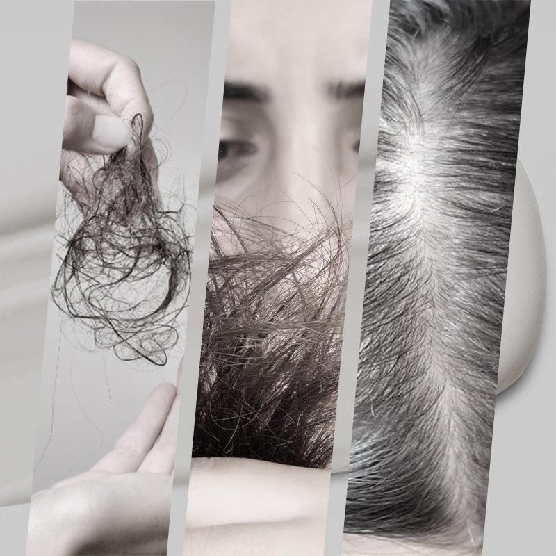 ✨Let you have beautiful hair color✨2-in-1 Natural Essence Extract Silver Hair Dye