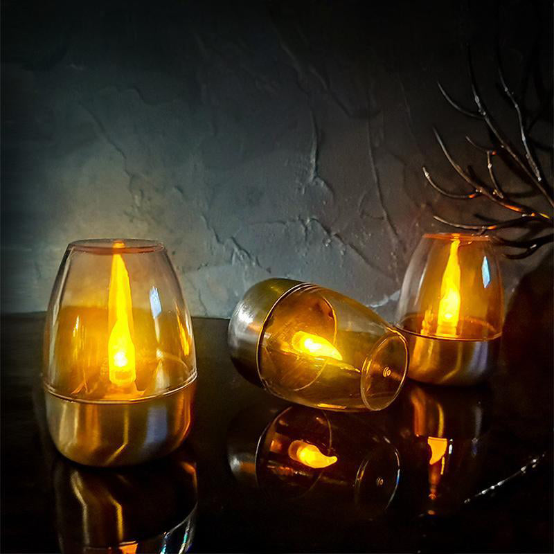 💗LAST DAY SALE 50% OFF⚡50K+ SOLD💕Solar-powered LED Candle Light Lamp🕯️💡