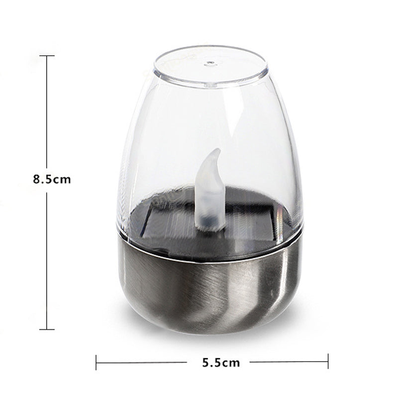 💗LAST DAY SALE 50% OFF⚡50K+ SOLD💕Solar-powered LED Candle Light Lamp🕯️💡