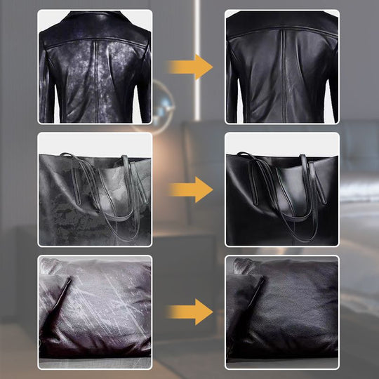 Lederen jasverzorging en schoonmaakmiddel