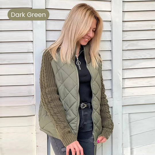 ✨2026 Collection at 57% OFF🎁Women's Knit Patchwork Puffy Jacket