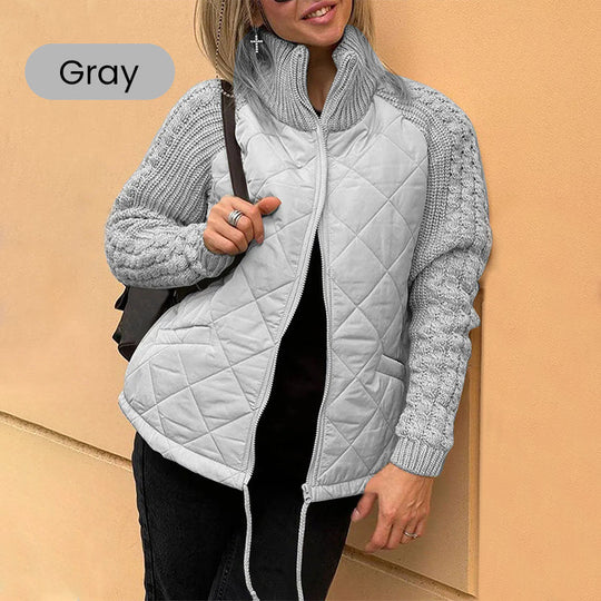 ✨2026 Collection at 57% OFF🎁Women's Knit Patchwork Puffy Jacket