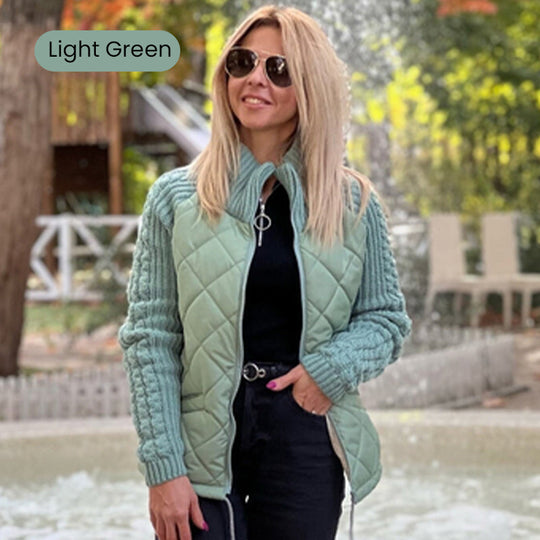 ✨2026 Collection at 57% OFF🎁Women's Knit Patchwork Puffy Jacket