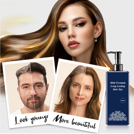 🔥Žhavý výprodej 50% sleva🔥Rostlinný barvicí krém na vlasy - jemné složení s dlouhotrvajícím účinkem