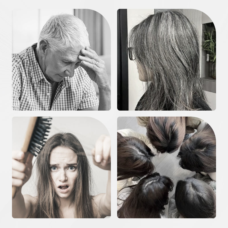 🔥Žhavý výprodej 50% sleva🔥Rostlinný barvicí krém na vlasy - jemné složení s dlouhotrvajícím účinkem