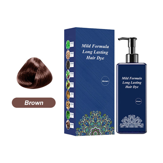 🔥Žhavý výprodej 50% sleva🔥Rostlinný barvicí krém na vlasy - jemné složení s dlouhotrvajícím účinkem