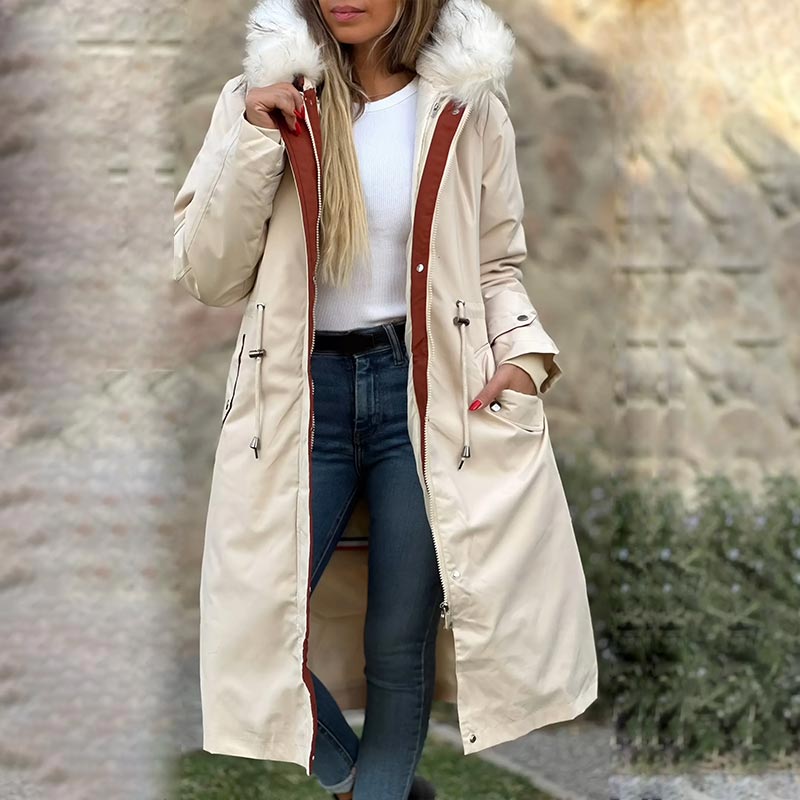 ❄️Winter Specials❄️ Women's Winter Hooded Furry Collar Casual Parka Coat🔥