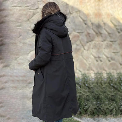 ❄️Winter Specials❄️ Women's Winter Hooded Furry Collar Casual Parka Coat🔥