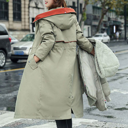 ❄️Winter Specials❄️ Women's Winter Hooded Furry Collar Casual Parka Coat🔥