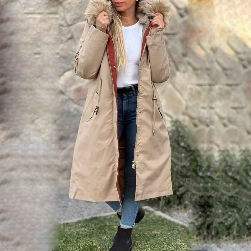 ❄️Winter Specials❄️ Women's Winter Hooded Furry Collar Casual Parka Coat🔥