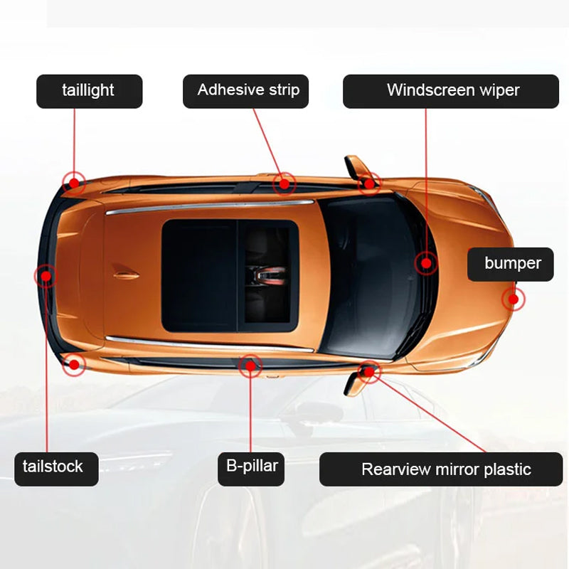 Versatile Plastic Coating Trim Polishing Restorer