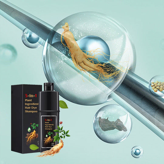 Šampon pro barvení vlasů s rostlinnými složkami - černý