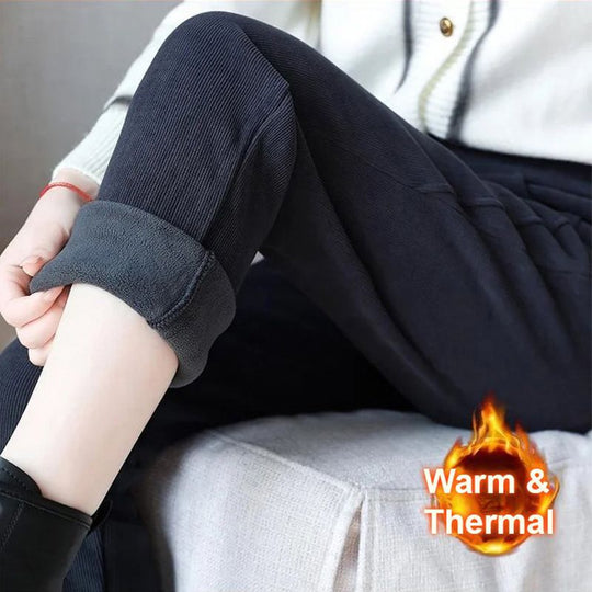 🎁Hot Sale 50% OFF⏳Women's High-waist Warm Faux Fleece-lined Pants