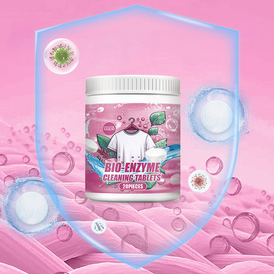 80% de desconto🔥Pastilhas Enzimáticas para Lavagem de Roupa - Pacote com 20 unidades