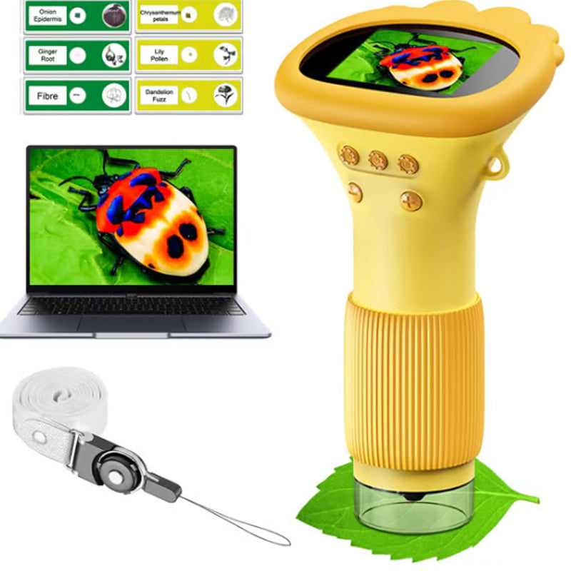🎁Idée cadeau Vente chaude 49% de réduction🔥Microscope d'éducation scientifique pour enfants
