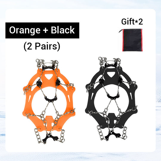 Grampos antiderrapantes para sapatos e botas ao ar livre