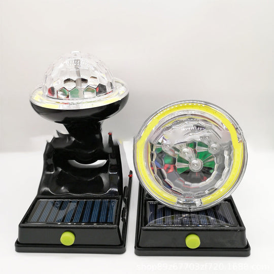 Solar genopladelig alsidig mode flerfarvet lys