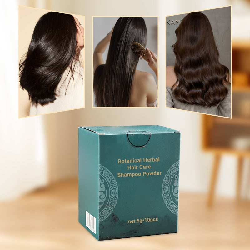 Botanische Kräuterhaarpflege Shampoo Pulver