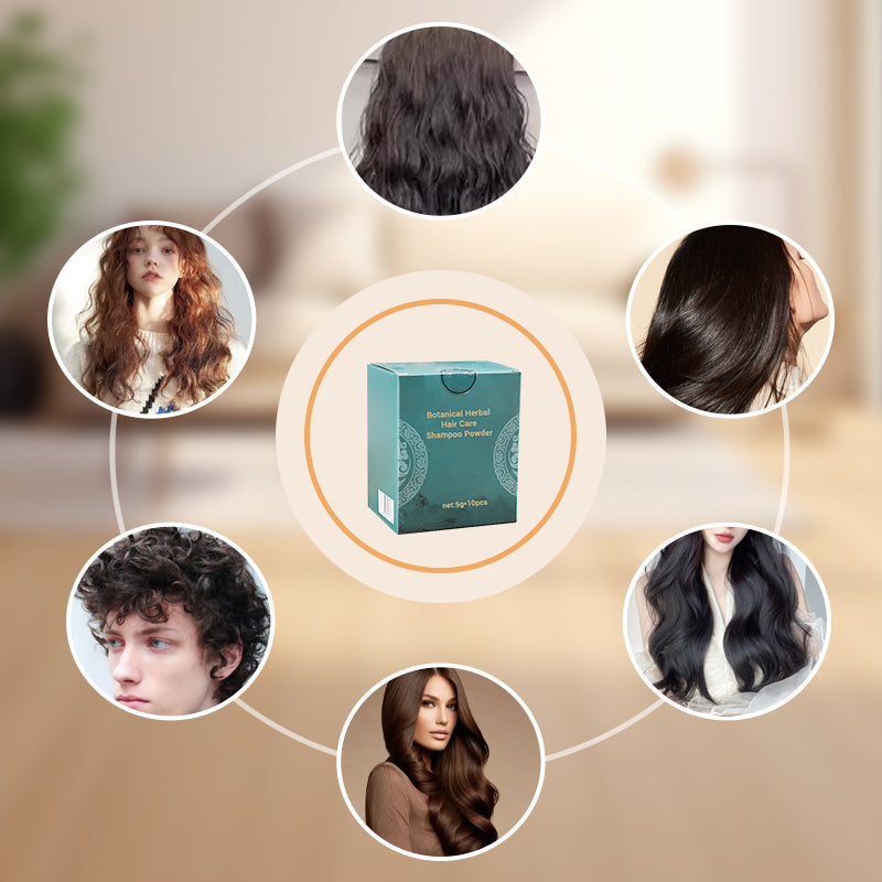 Botanische Kräuterhaarpflege Shampoo Pulver