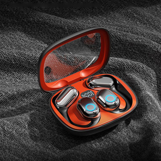 Juhtmeta Bluetooth-kõrvaklapid koos kõrvakonksudega (50% VÄLJAS).