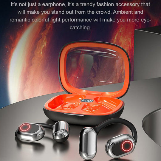 Juhtmeta Bluetooth-kõrvaklapid koos kõrvakonksudega (50% VÄLJAS).