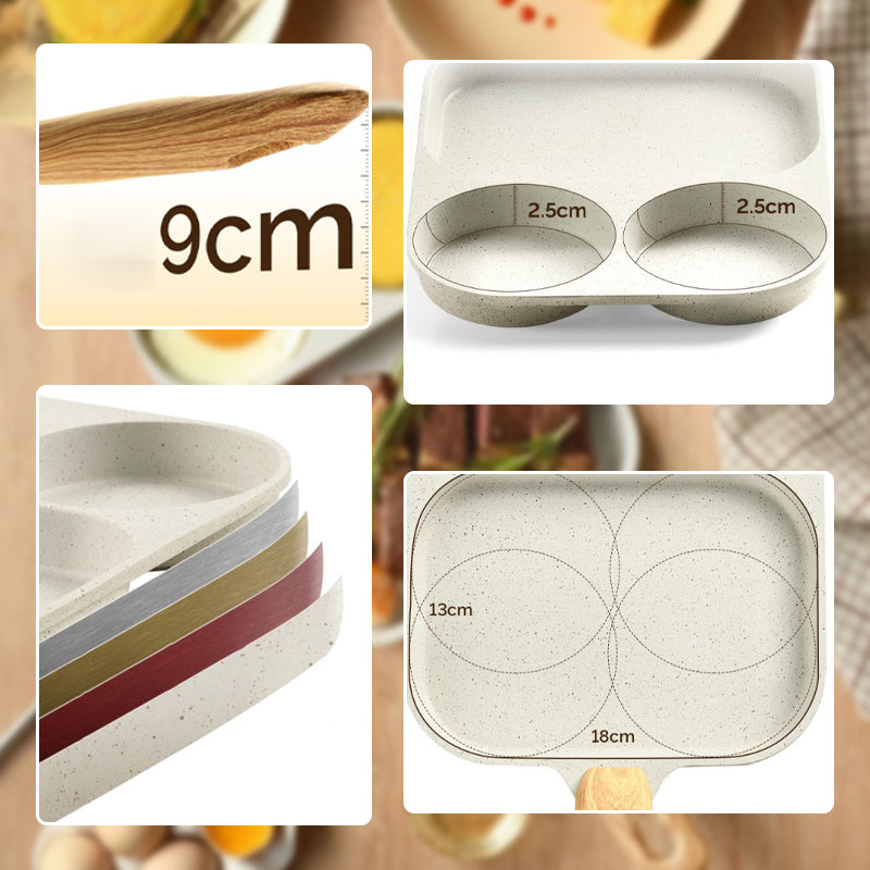 ⏳Ajaliselt piiratud eripakkumine⏰3-ühes poolitatud mittenakkuva panniga