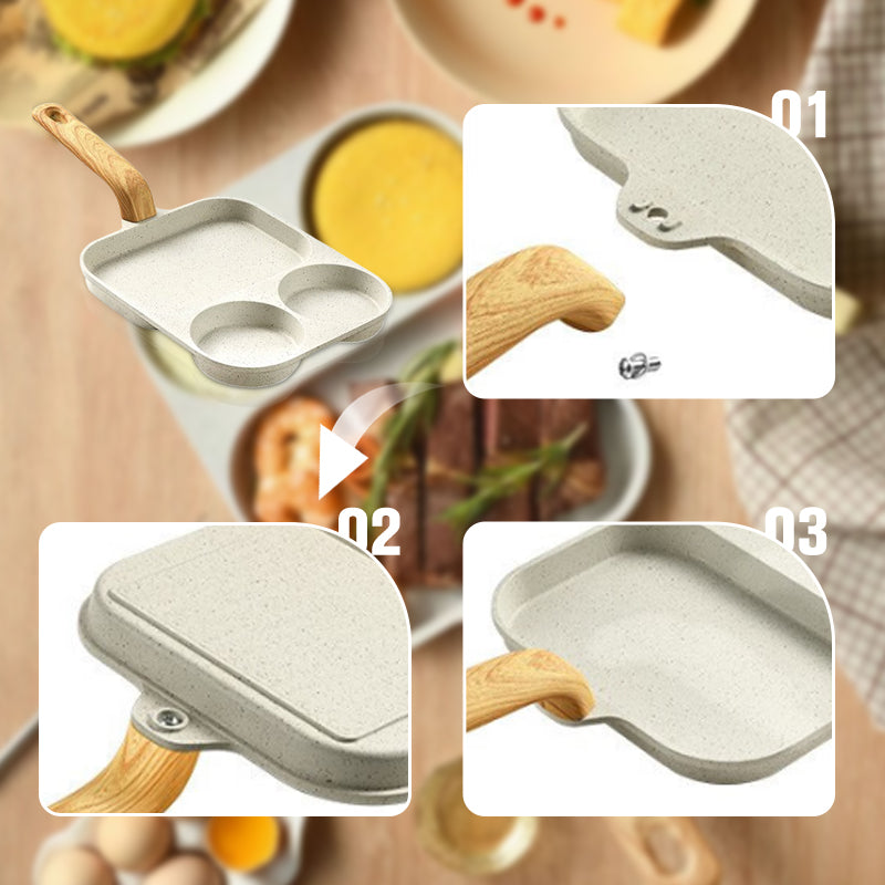 ⏳Ajaliselt piiratud eripakkumine⏰3-ühes poolitatud mittenakkuva panniga